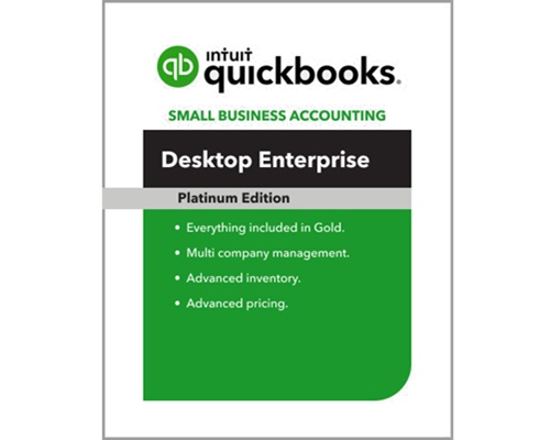 Intuit QuickBooks - Small Business Accounting Software - Desktop Enterprise - Platinum Edition