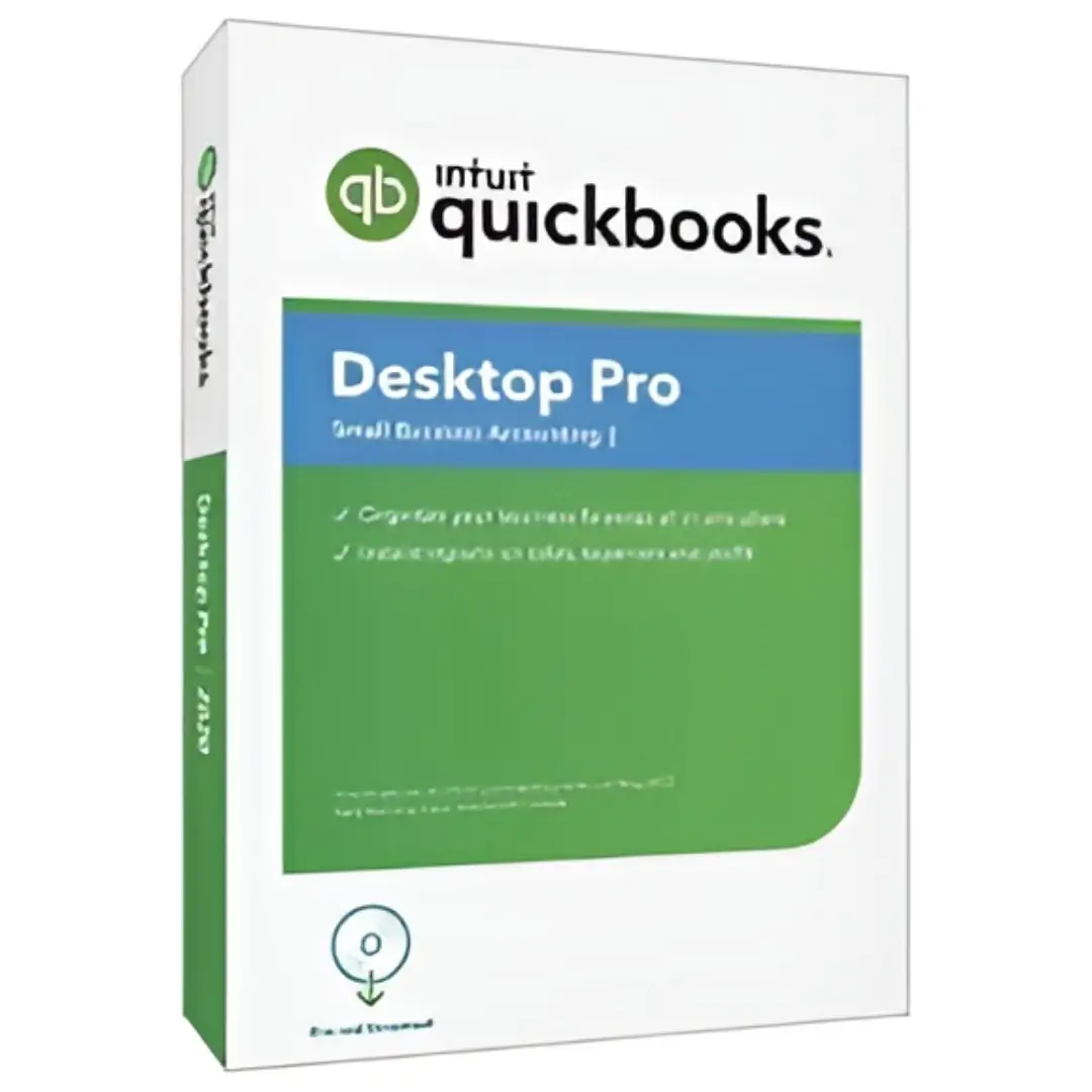 Intuit QuickBooks Desktop Pro software showcasing a financial tool