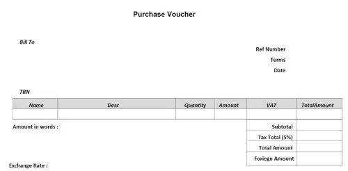 Purchase Voucher