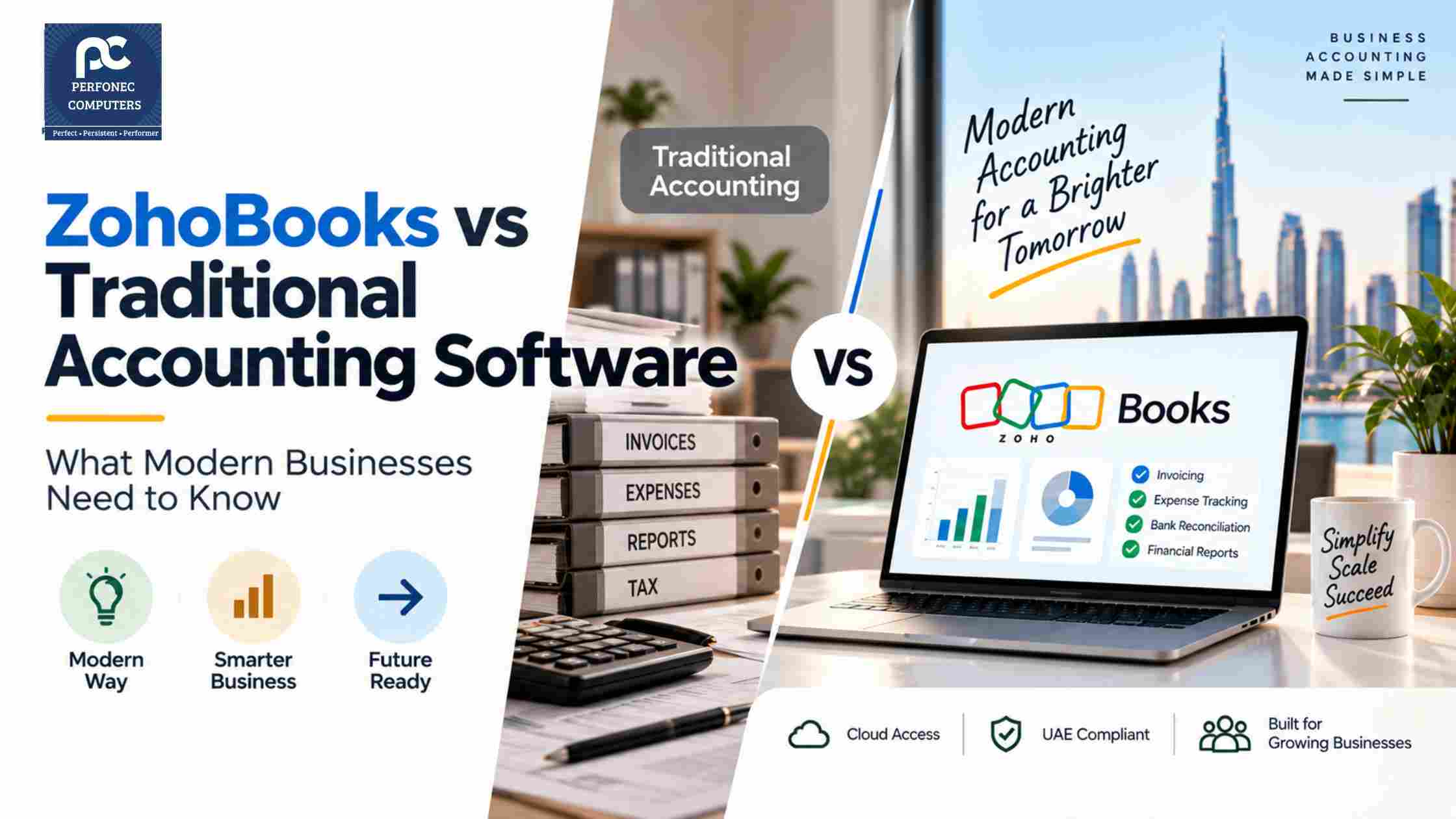 ZohoBooks vs Traditional Accounting Software: What Modern Businesses Need to Know