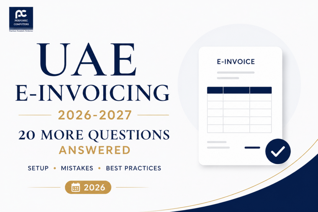 UAE E-Invoicing Setup, Mistakes and Best Practices: 20 More Questions Answered 2026