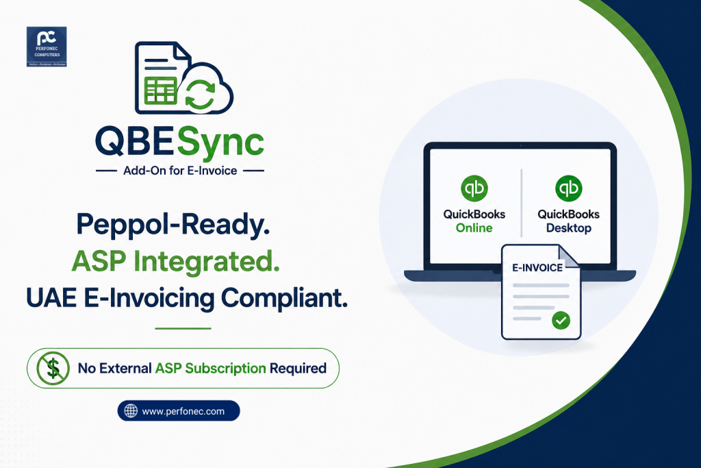 QBESync for QuickBooks Online and Desktop: Peppol-Ready, ASP Integrated, UAE E-Invoicing Compliant