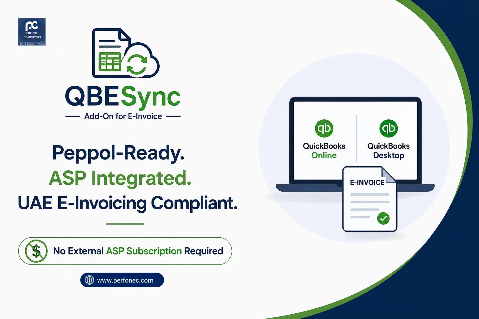 QBESync for QuickBooks Online and Desktop: Peppol-Ready, ASP Integrated, UAE E-Invoicing Compliant