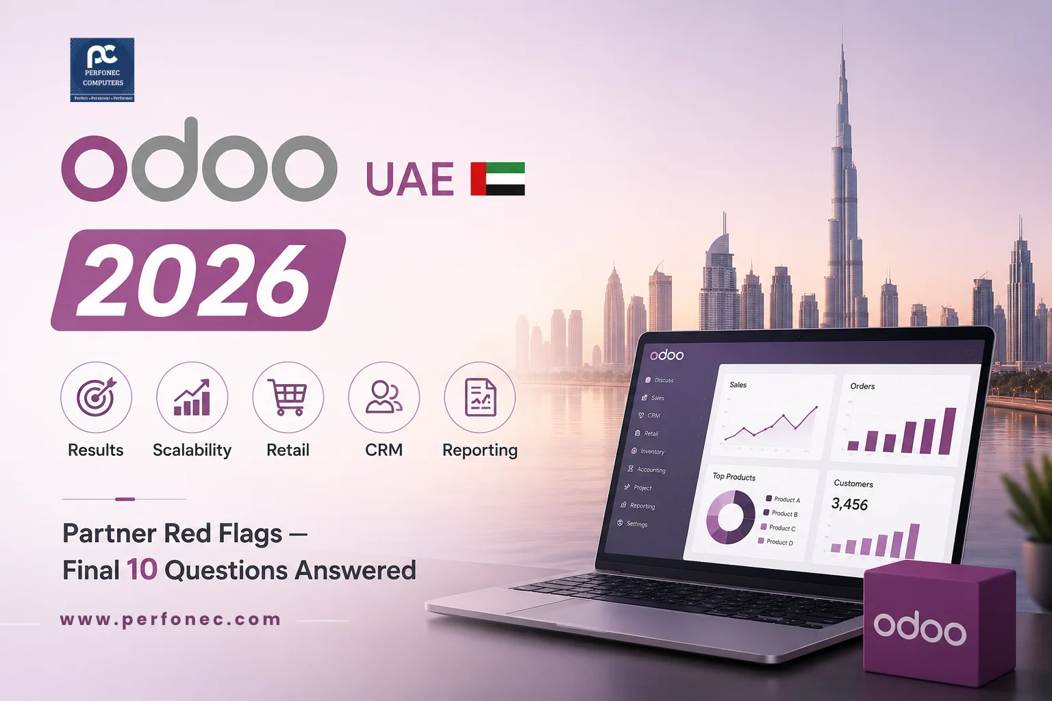 Odoo ERP blog article thumbnail | Perfonec