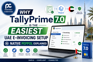Why TallyPrime 7.0 is the Easiest UAE E-Invoicing Setup — Native Peppol Explained
